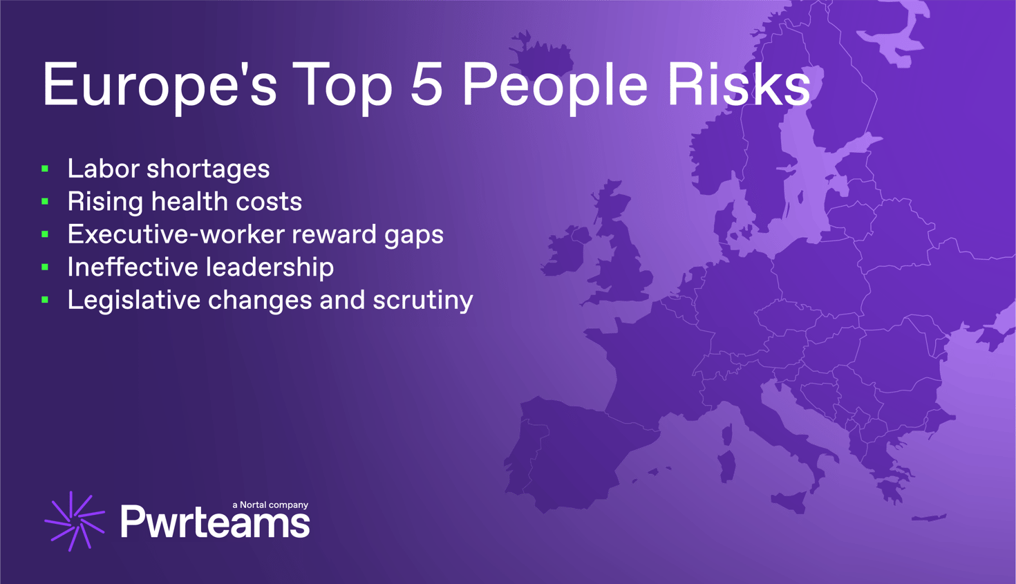 Handling Europe's top 5 people risks: from labor shortages to legislative chaos