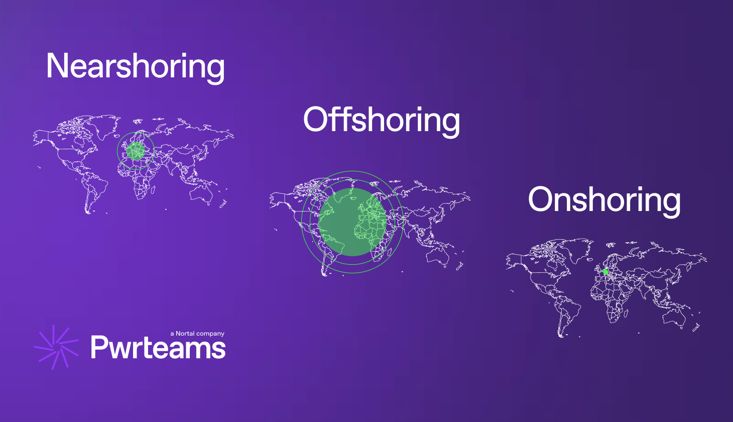 Nearshoring vs. offshoring vs. onshoring - which, when and why?